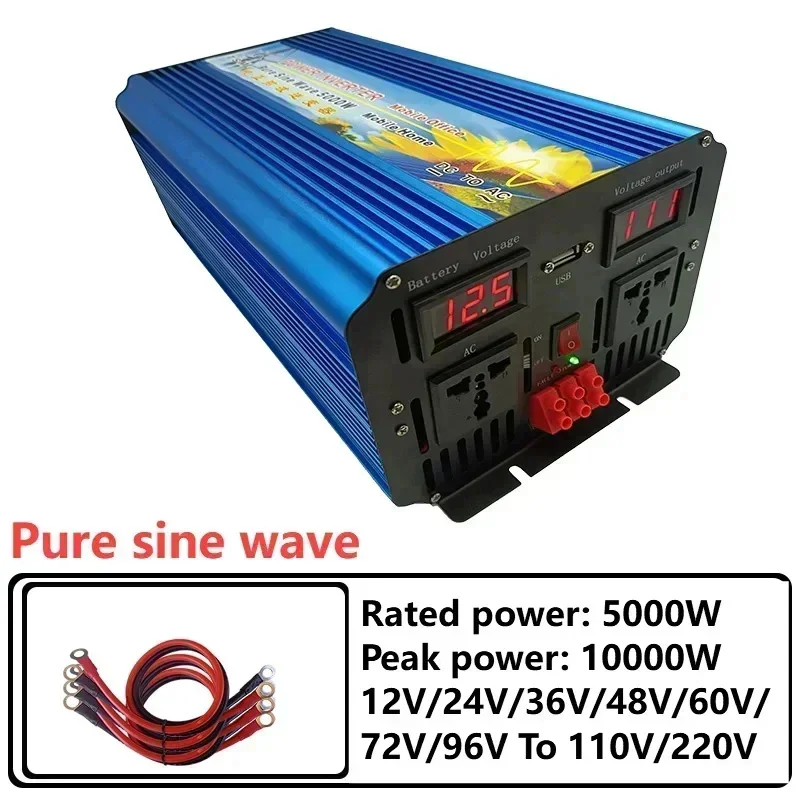 5000W, 12V, 24V, 36V, 48V, 60V - Pure Sine Wave Inverter 5000W 48V 220V 리뷰 및 가격